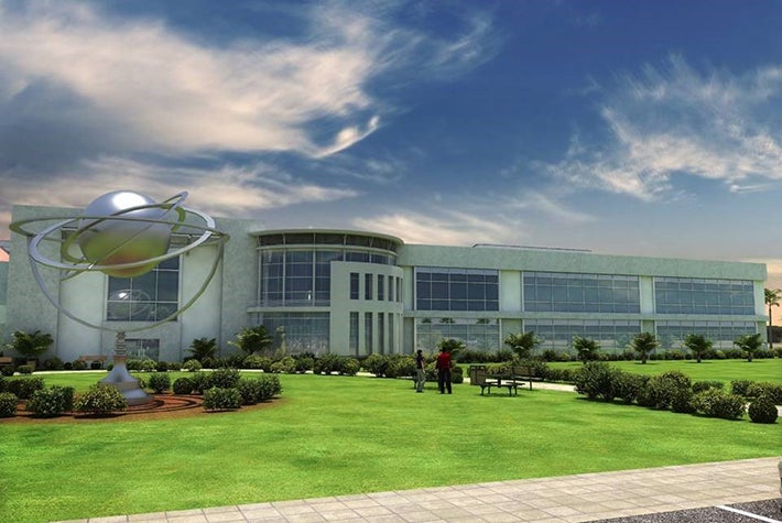 Rendering of OneWeb Exploration Park, Florida manufacturing facility to begin production in 2018